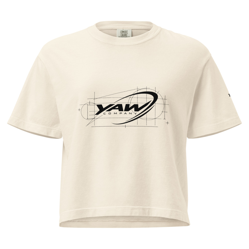 Yaw Company boxy tee, ivory